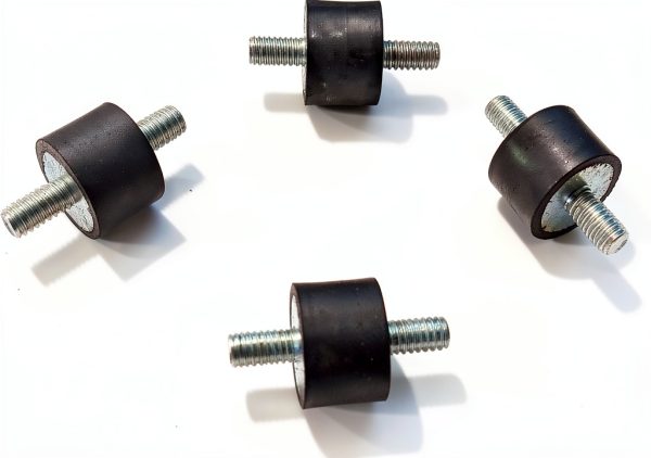 Rubber Vibration Isolator Mounts 4 Elginscrewsandbolts 1" Dia x 3/4"-0