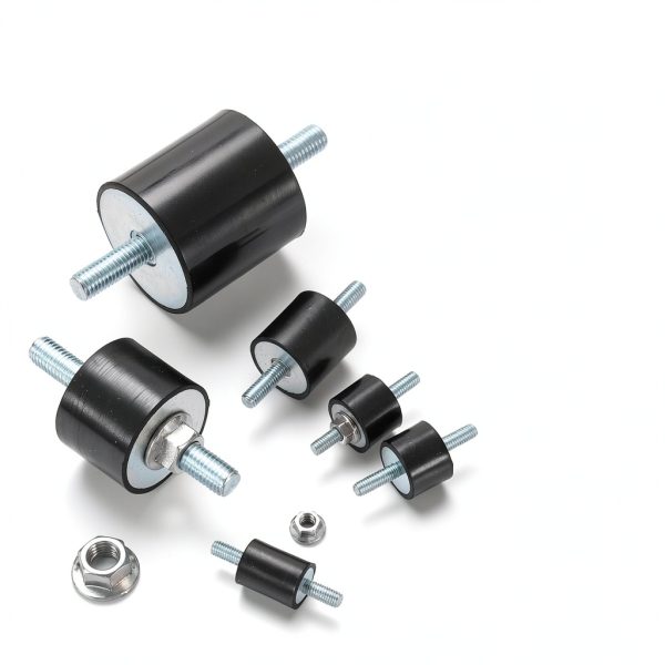 uxcell 4pcs M6 x 18mm Rubber Vibration Isolator Nuts-3