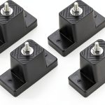 Rubber Vibration Isolator Mounting Bracket NATGAI 4-Pack Set-0