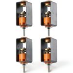 Ceiling Vibration Damping Mounts Pro, 4 Pack Spring Vibration Isolator Hangers, 132Lb Capacity Each, Extra Coil & Metal Washer, Ideal for A/C Air Handlers, Home Theaters, Studios, Hotels-0