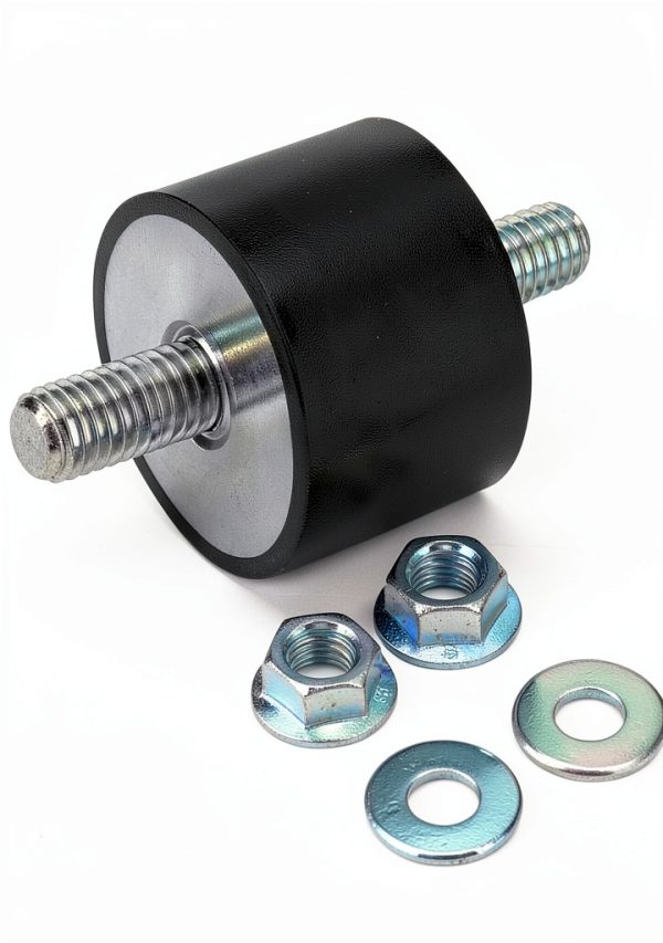 Rubber Vibration Isolator Mounts shiguan 40x30mm Mount M10x23 Studs-2