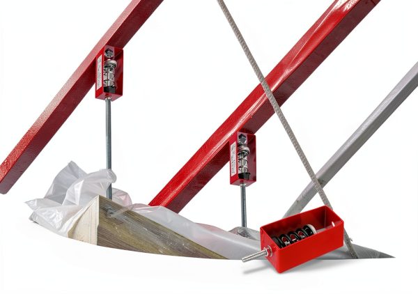 Ceiling Spring Vibration Isolator Hangers PATIKIL 4 Pack Red 353lb-3