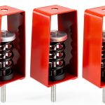 Ceiling Spring Vibration Isolator Hangers PATIKIL 4 Pack Red 353lb-0