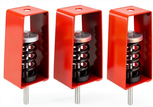 Ceiling Spring Vibration Isolator Hangers PATIKIL 4 Pack Red 353lb-0