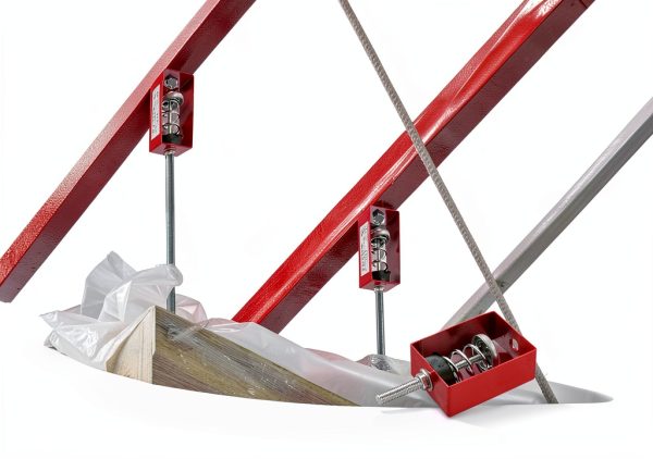 Ceiling Spring Vibration Isolator Hangers PATIKIL 8 Pack Red 44lb-3