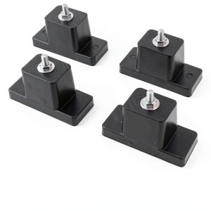 Anti Vibration Rubber Isolator Wall Mount Bracket 4 Pack by IVWNNN-0
