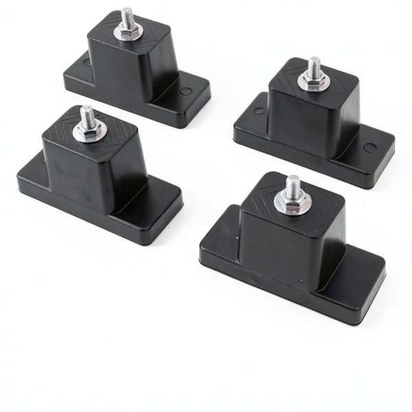 Anti Vibration Rubber Isolator Wall Mount Bracket 4 Pack by IVWNNN-0