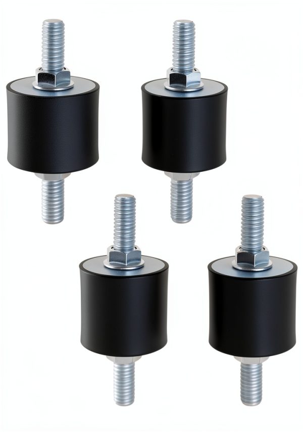 M10 Rubber Mounts 4 Pack Stud Shock Absorber with Locking Nuts CLAHJQX-5