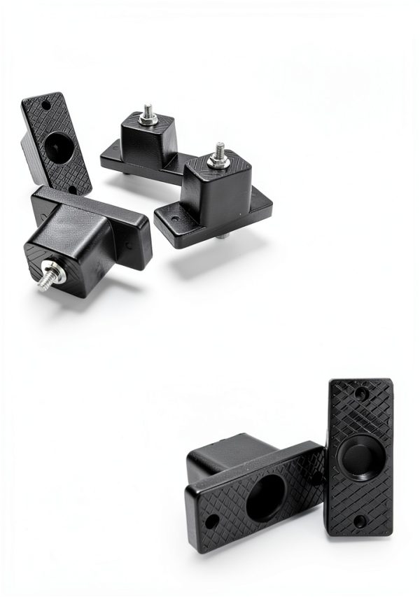 Anti Vibration Rubber Isolator Wall Mount Bracket 4 Pack by IVWNNN-3
