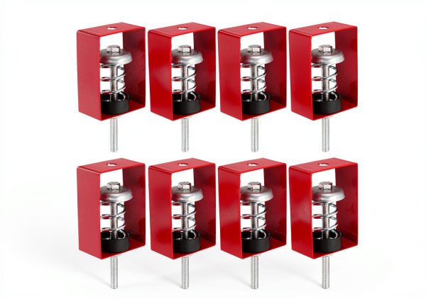 Ceiling Spring Vibration Isolator Hangers PATIKIL 8 Pack Red 44lb-0