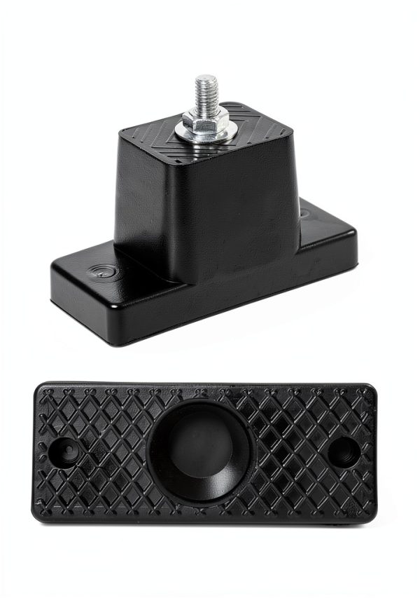 Anti Vibration Rubber Isolator Wall Mount Bracket 4 Pack by IVWNNN-1