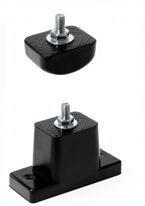Anti Vibration Rubber Isolator Wall Mount Bracket 4 Pack by IVWNNN-2